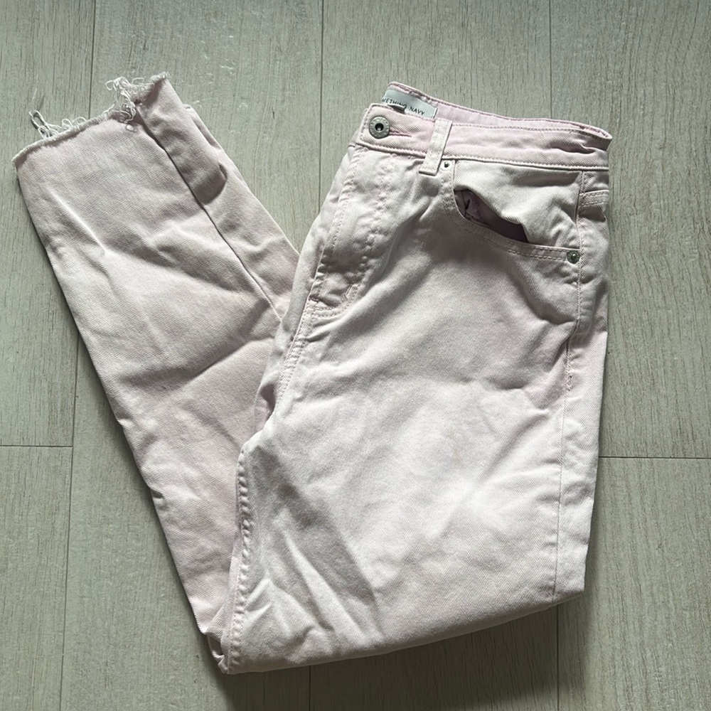 Something Navy Pink Jeans